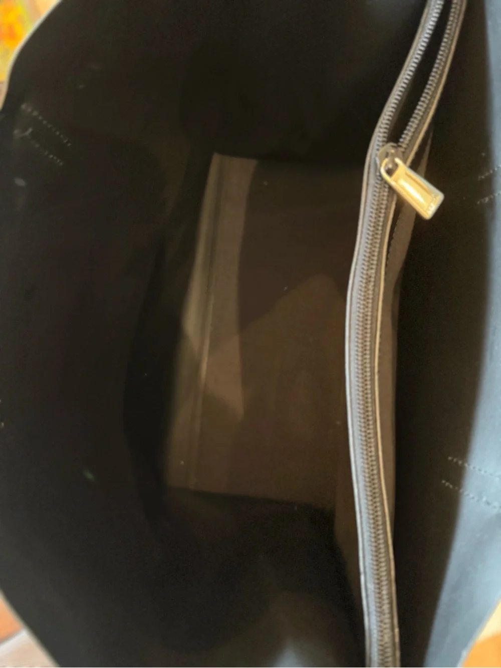 Furla Black Large Leather Tote Bag